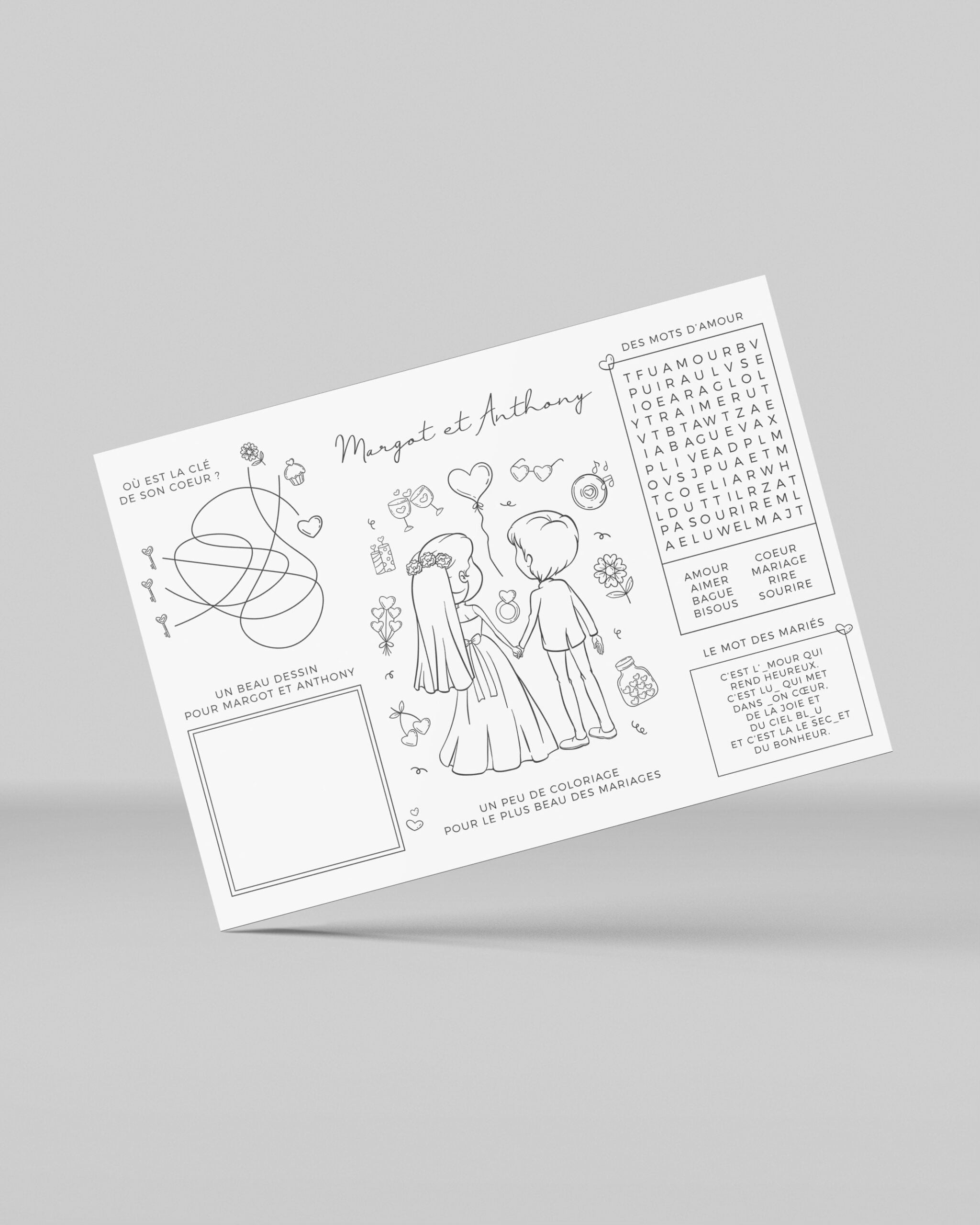 Set de table pour enfants