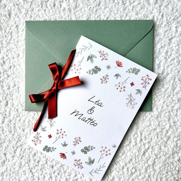 Faire-part de mariage